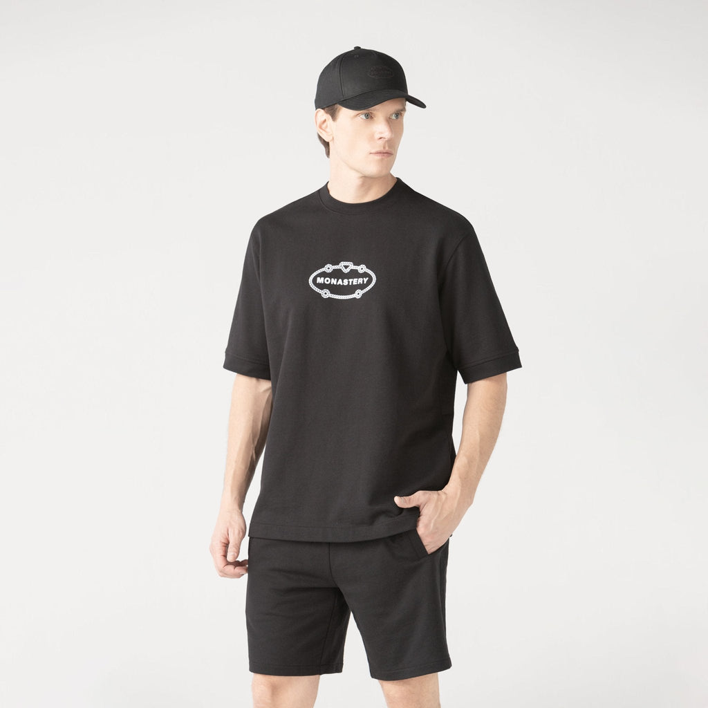 OBSIDIAN T - SHIRT OVERSIZED MEN BLACK - Monastery | Tienda Oficial Colombia