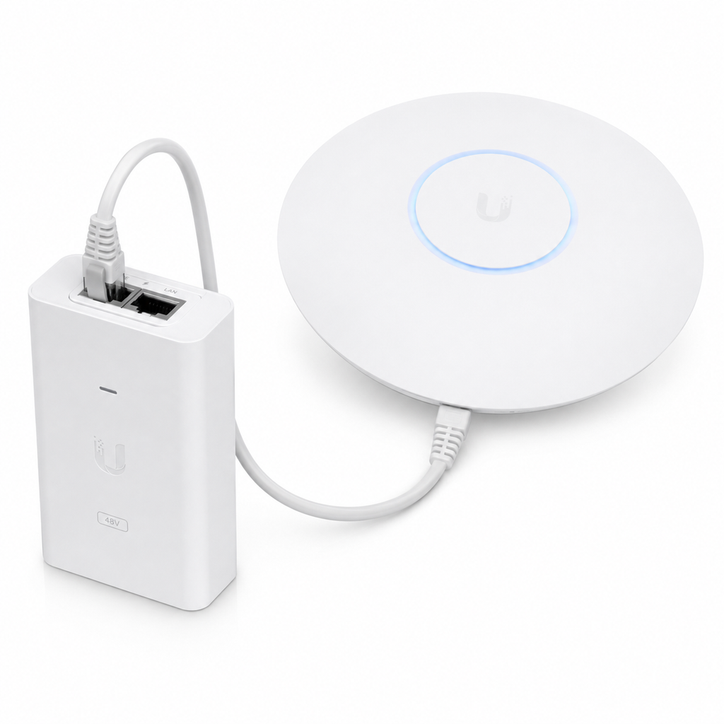 Inyector PoE Ubiquiti Networks 48V 0.5A 24W