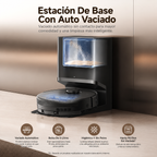 Aspiradora Robot Y Trapeador Inteligente MOVA E30 Pro Plus Con Base De Auto Vaciado
