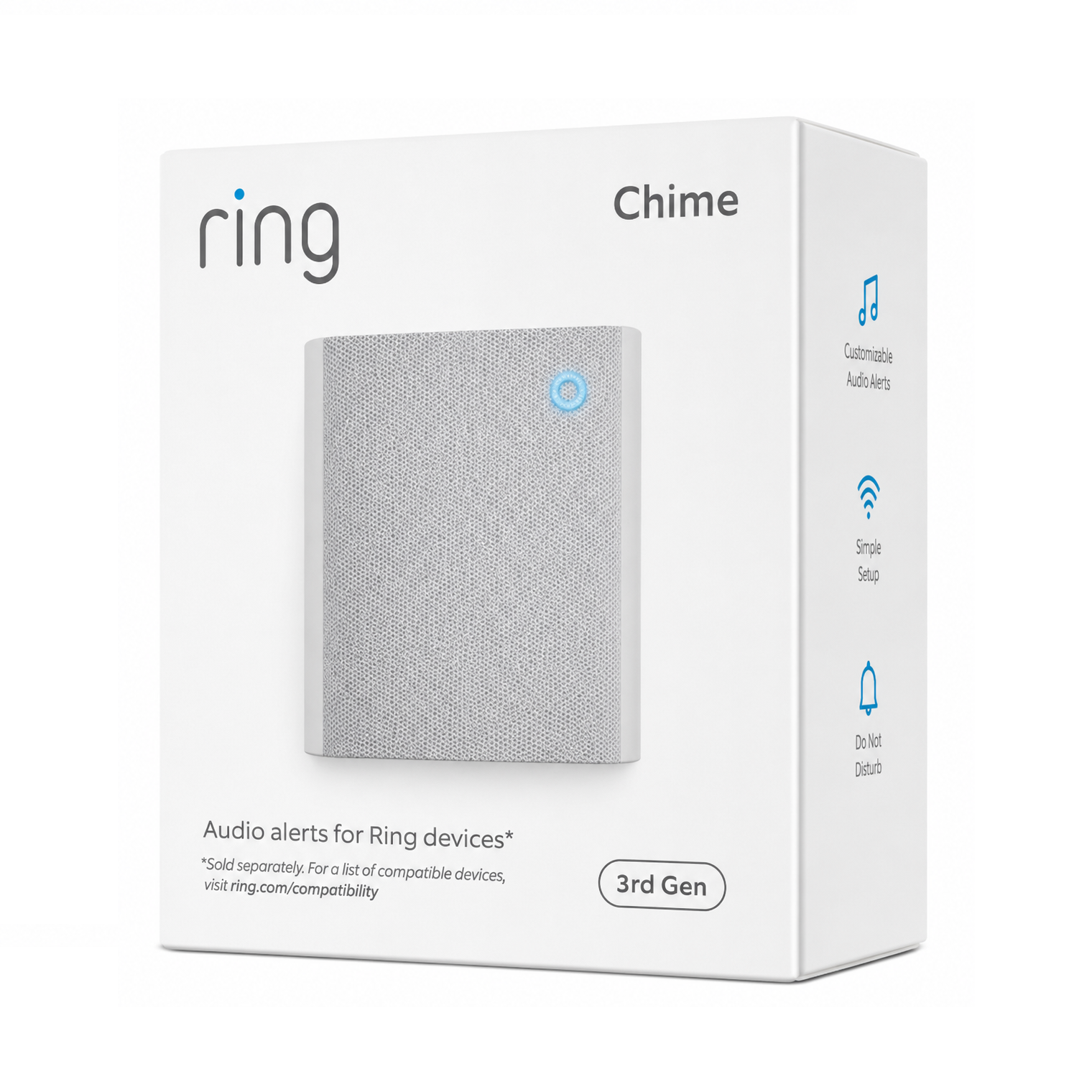Timbre Ring WiFi Chime 3ra Gen