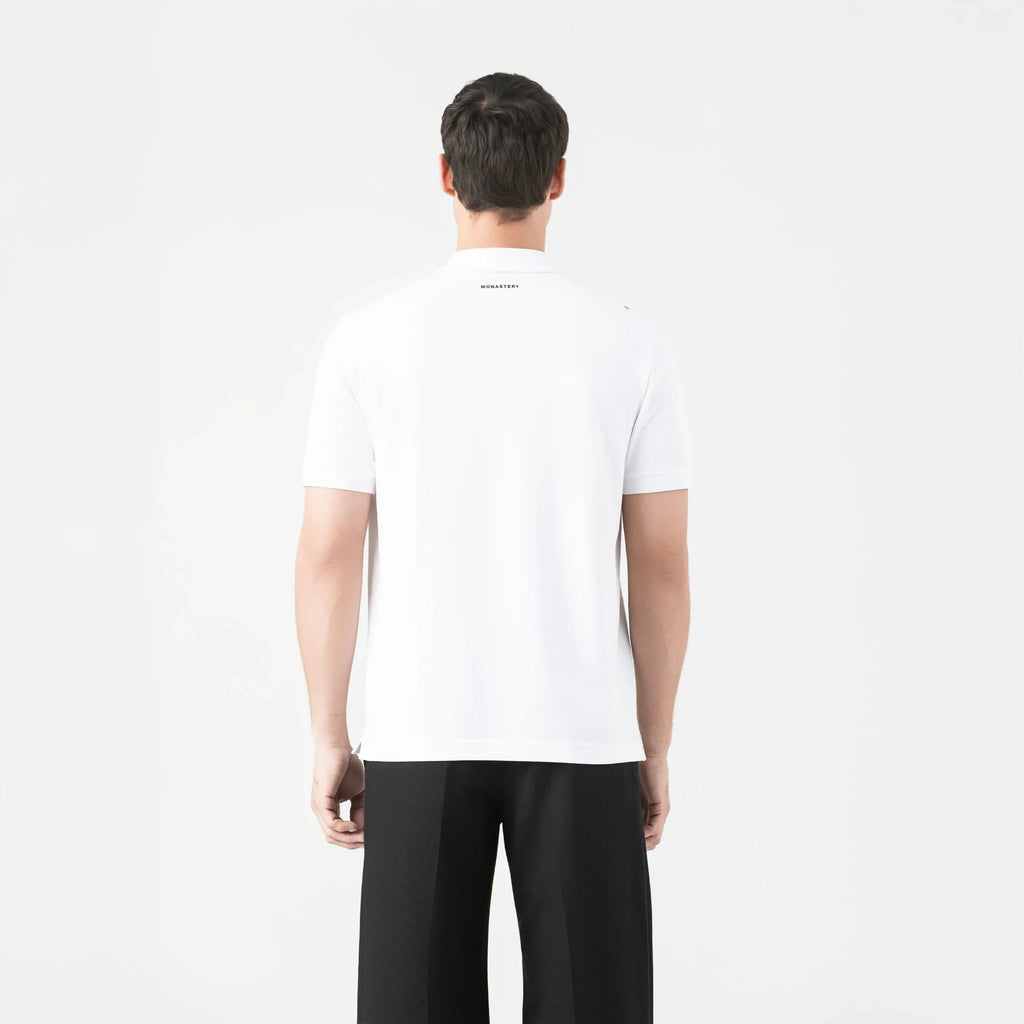 OTHAR POLO MEN WHITE - Monastery | Tienda Oficial Colombia