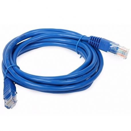PATCH CORD NEWLINK 10FT CAT6A MOLDED 50UM BLUE