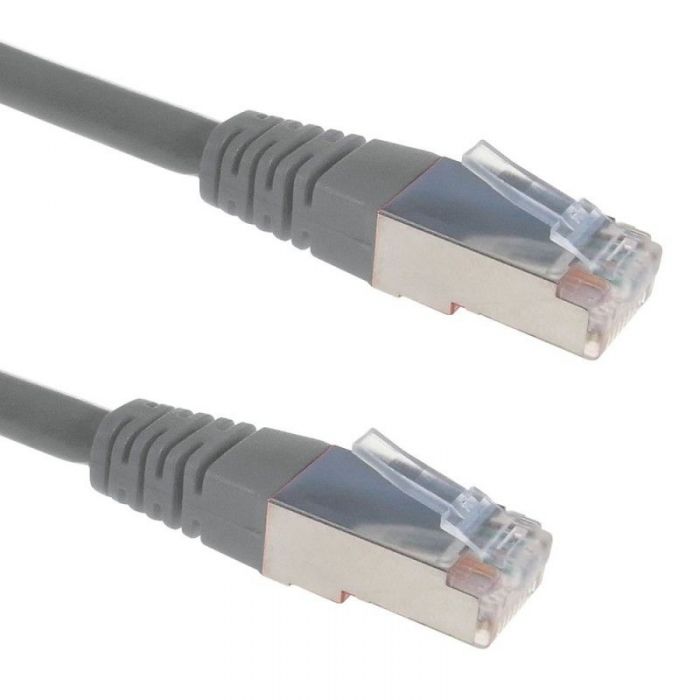 PATCH CORD NEWLINK 3FT CAT6A MOLDED 50UM GRAY