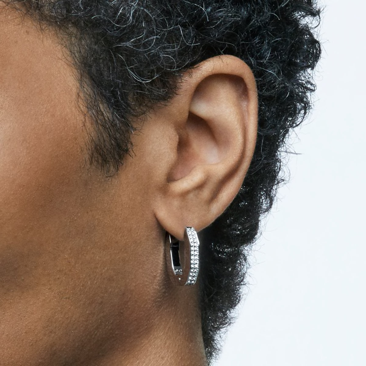 Pendientes De Aro Dextera, Rodio