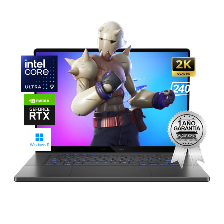 PORTTIL  ASUS ROG ZEPHYRUS G16 GAMING CI9 ULTRA29GHZ16GB1TB SSDNVIDIA RTX5070 8GBW11H16