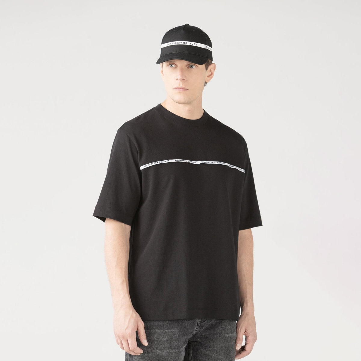 PRAETOR T - SHIRT OVERSIZED MEN BLACK - Monastery | Tienda Oficial Colombia