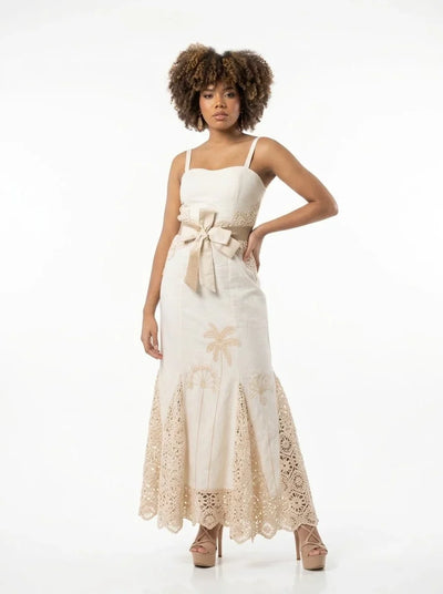 Vestido lino sirena