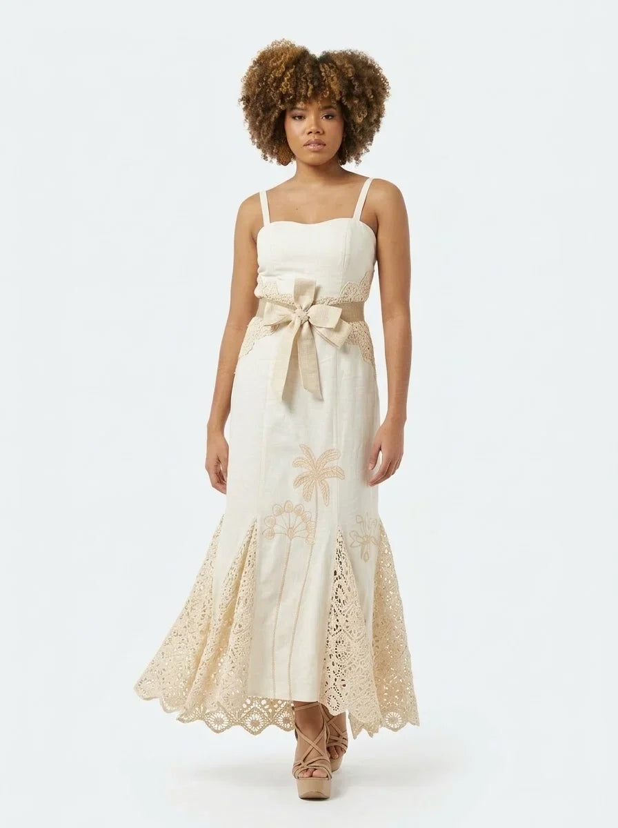 Vestido lino sirena