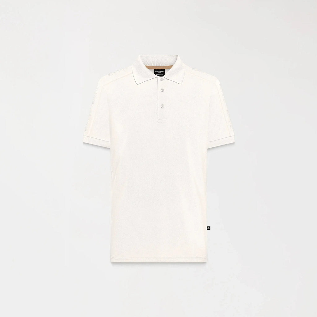 PROMETHEUS POLO MEN WHITE ASPARAGUS - Monastery | Tienda Oficial Colombia