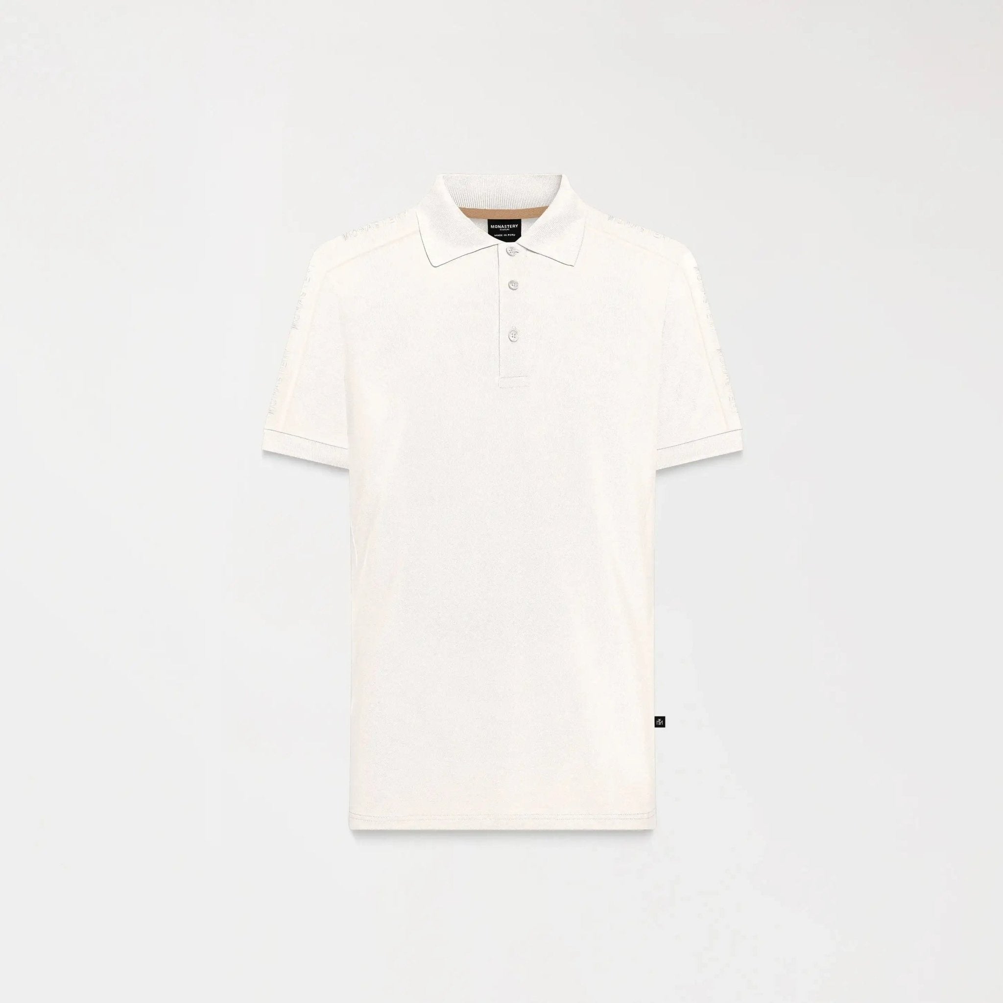 PROMETHEUS POLO MEN WHITE ASPARAGUS - Monastery | Tienda Oficial Colombia