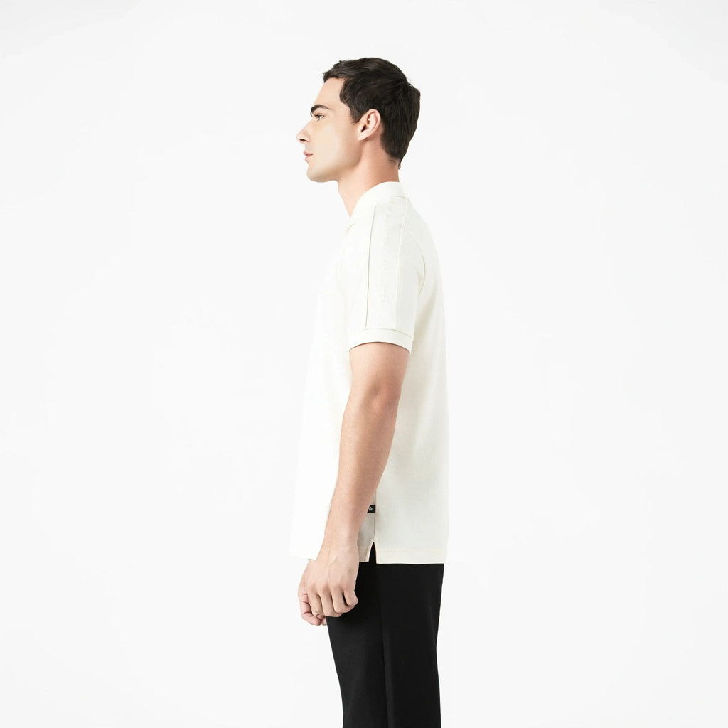 PROMETHEUS POLO MEN WHITE ASPARAGUS - Monastery | Tienda Oficial Colombia