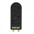 PROTECTOR DE VOLTAJE FORZA DE 2 SALIDAS 1800W120V BLACK