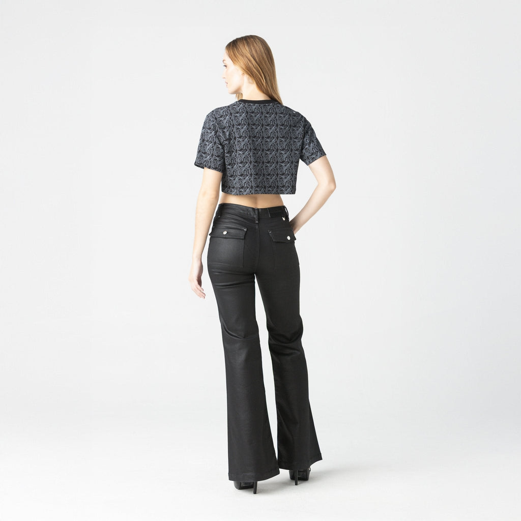 QINA CROP TOP WOMEN BLACK - Monastery | Tienda Oficial Colombia