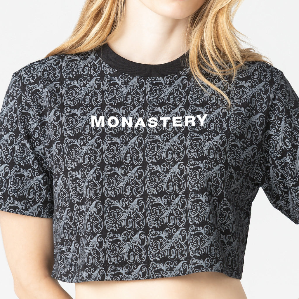 QINA CROP TOP WOMEN BLACK - Monastery | Tienda Oficial Colombia