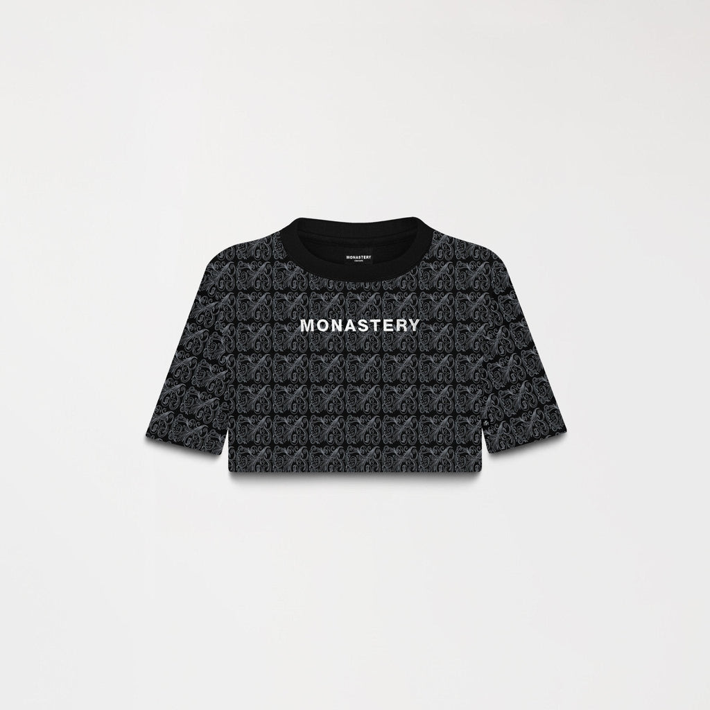 QINA CROP TOP WOMEN BLACK - Monastery | Tienda Oficial Colombia