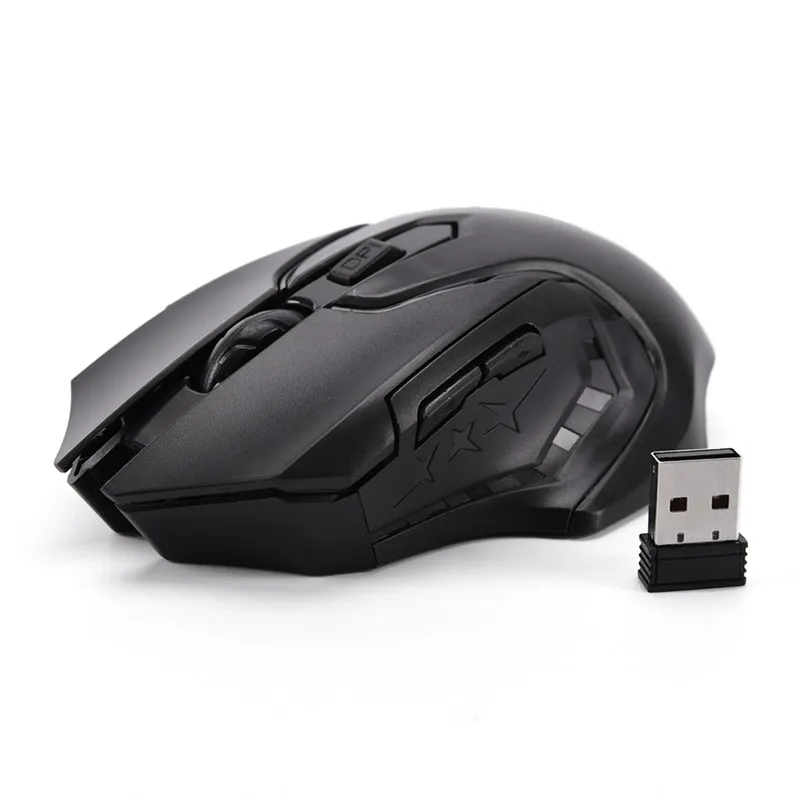 Mouse Gamer Inalambrico 2.4Ghz 6 Botones