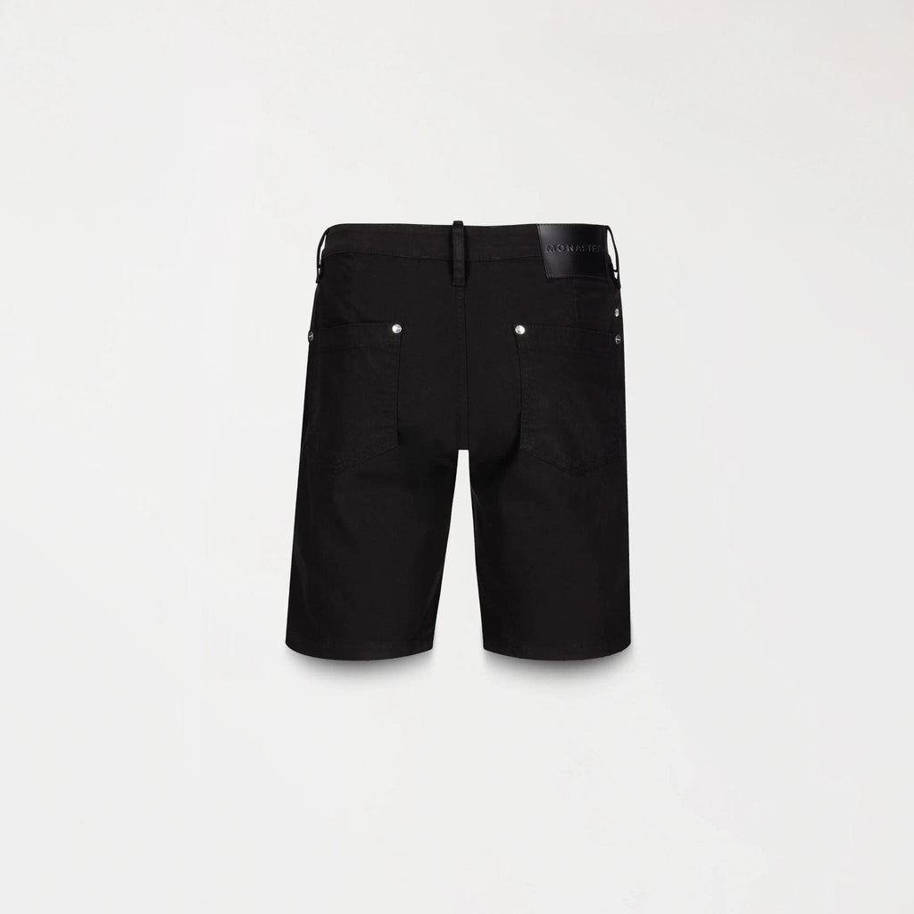 RAJ 2 DENIM SHORT MEN BLACK - Monastery | Tienda Oficial Colombia