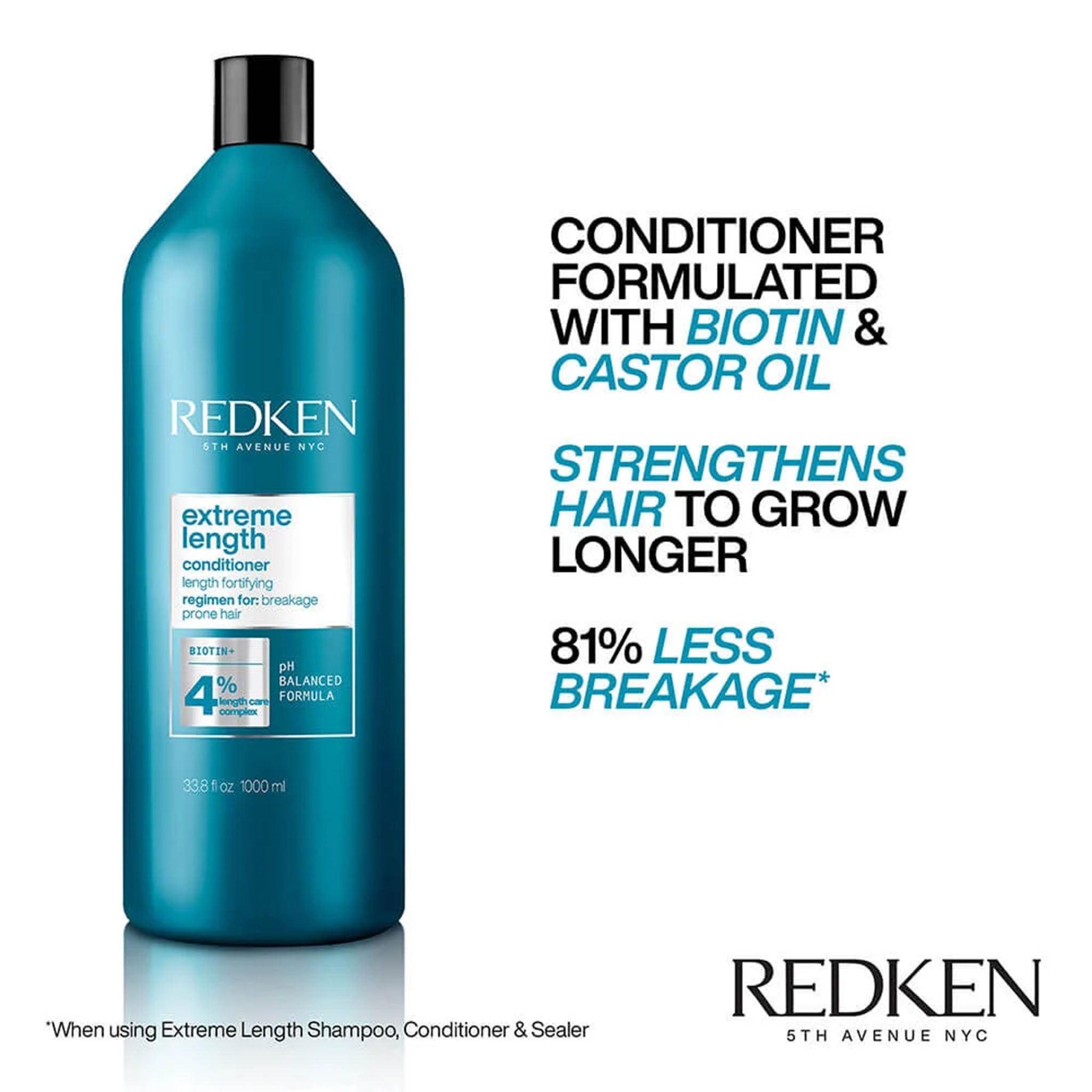 REDKEN 2021 EXTREME LENGTH CONDITION 1 LITRO