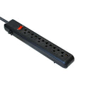 REGLETA ARGOM 6 SALIDAS 110V BLACK