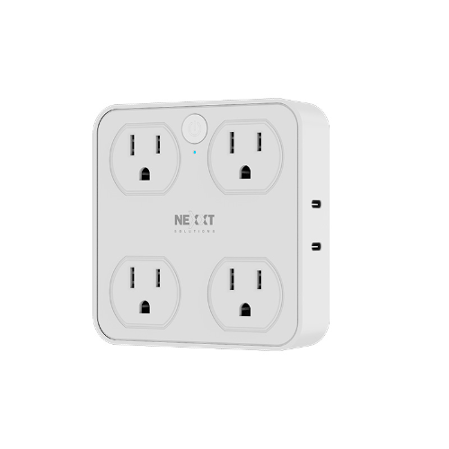 REGLETA NEXXT SMART HOME 4 SALIDAS2PORT USBC2PORT USB WHITE