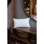 Soft and fluffy Ecoplumas cushion filling in various sizes, perfect for adding cozy volume to your bed or sofa.