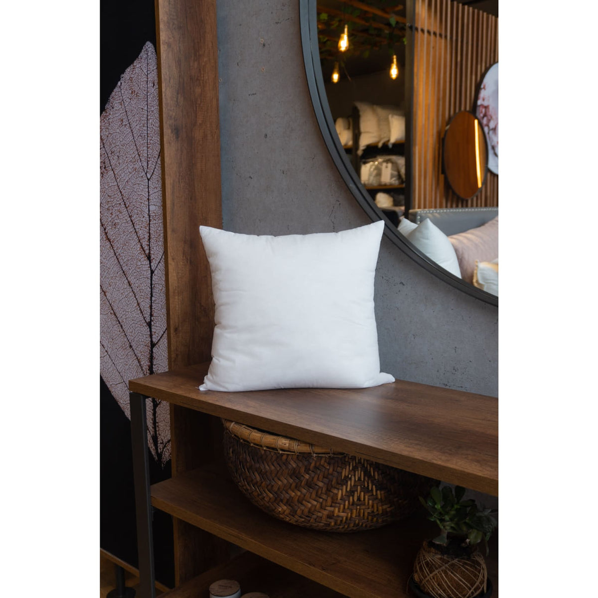 Soft and fluffy Ecoplumas cushion fillings in various sizes, perfect for adding cozy volume to your bed or sofa.