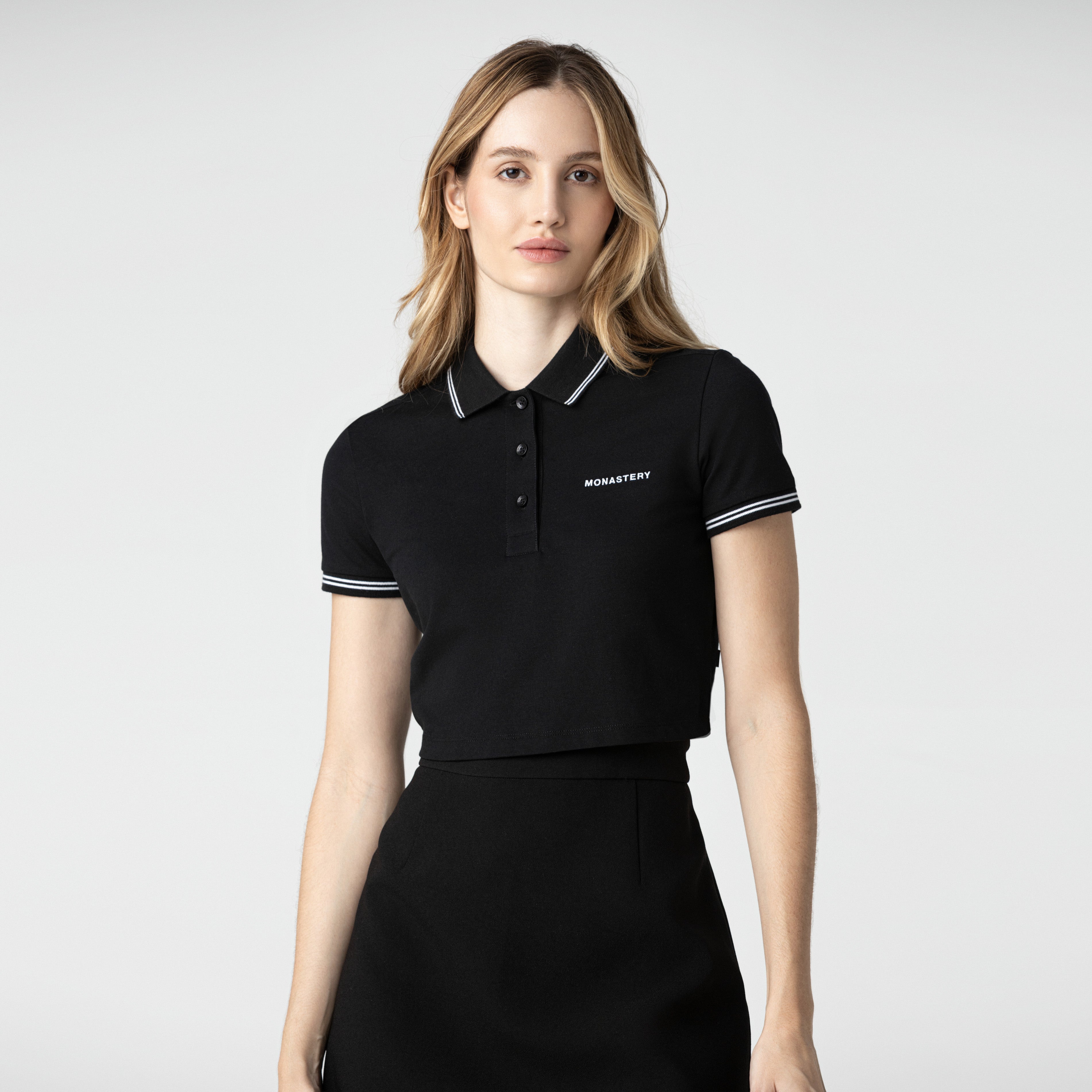 REXI CROP TOP WOMEN BLACK - Monastery | Tienda Oficial Colombia
