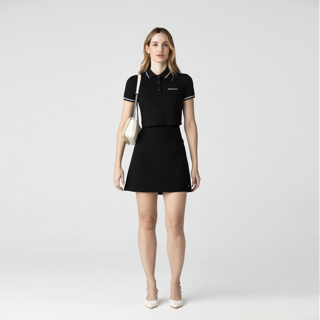 REXI CROP TOP WOMEN BLACK - Monastery | Tienda Oficial Colombia