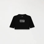 RIVER CROP TOP WOMEN BLACK - Monastery | Tienda Oficial Colombia
