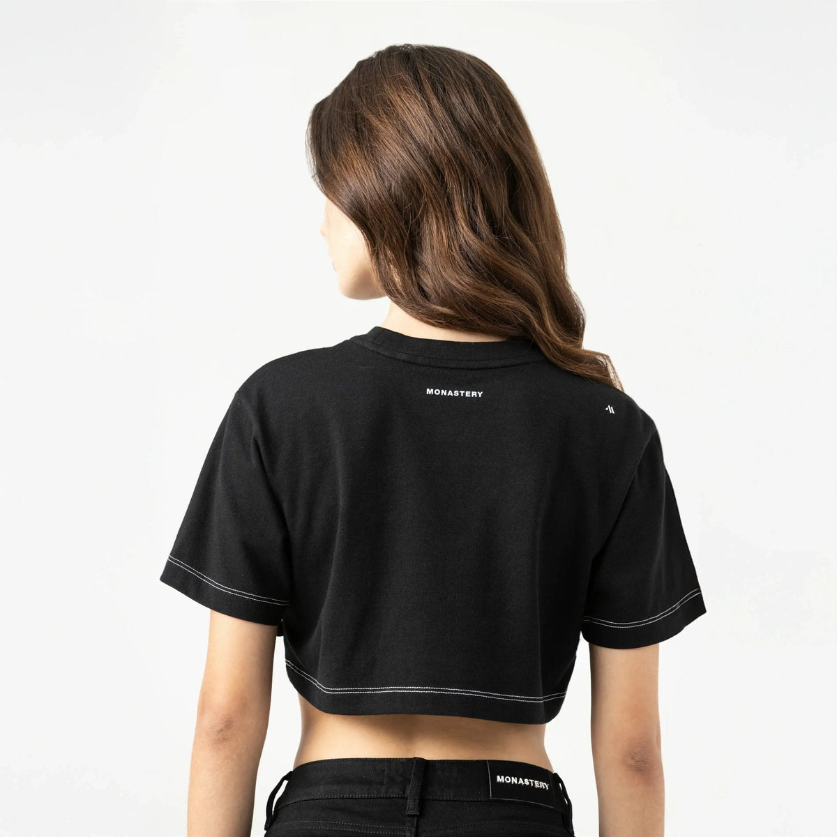 ROISIN CROP TOP WOMEN BLACK - Monastery | Tienda Oficial Colombia