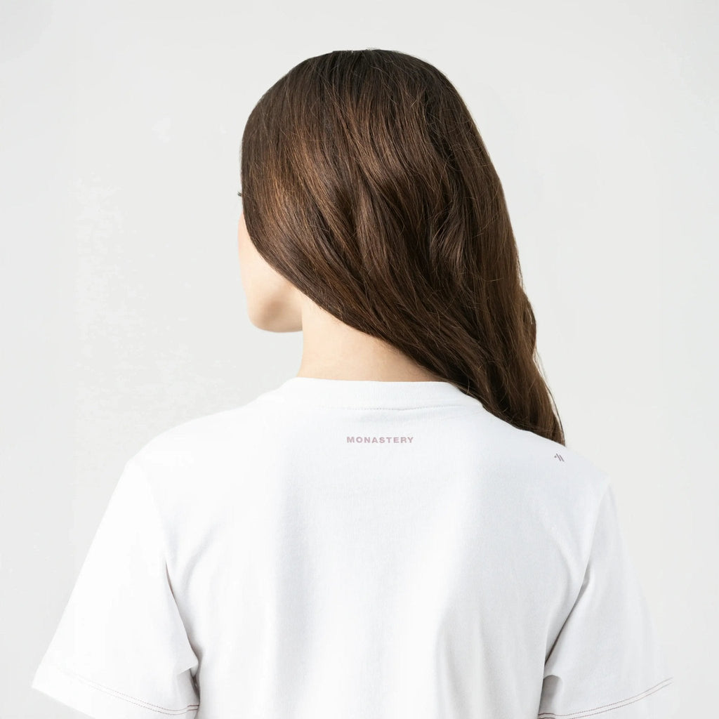 ROISIN CROP TOP WOMEN WHITE - Monastery | Tienda Oficial Colombia