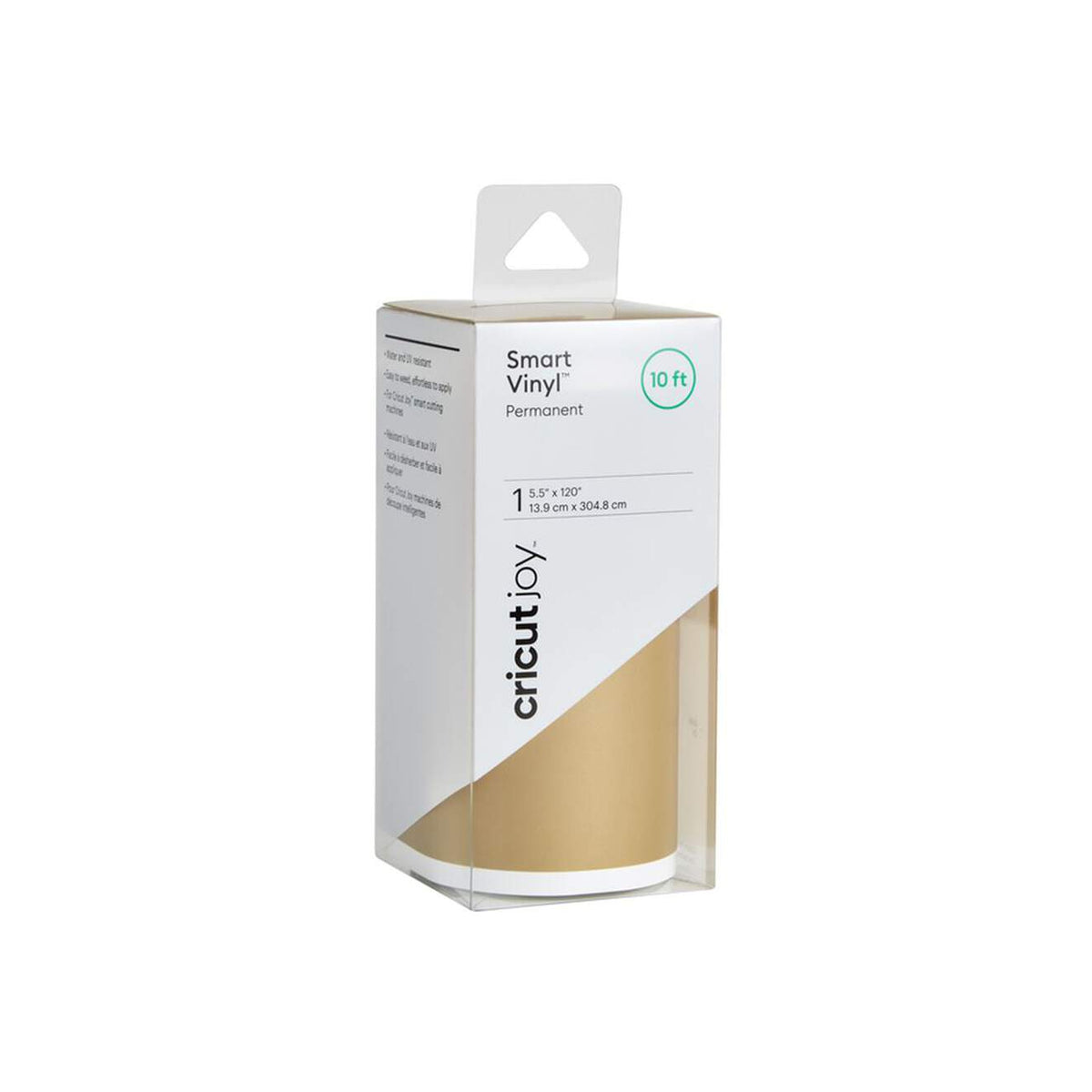 ROLLO DE PAPEL CRICUT JOY SMART PERMANENT VYNIL 55 X 120IN GOLD