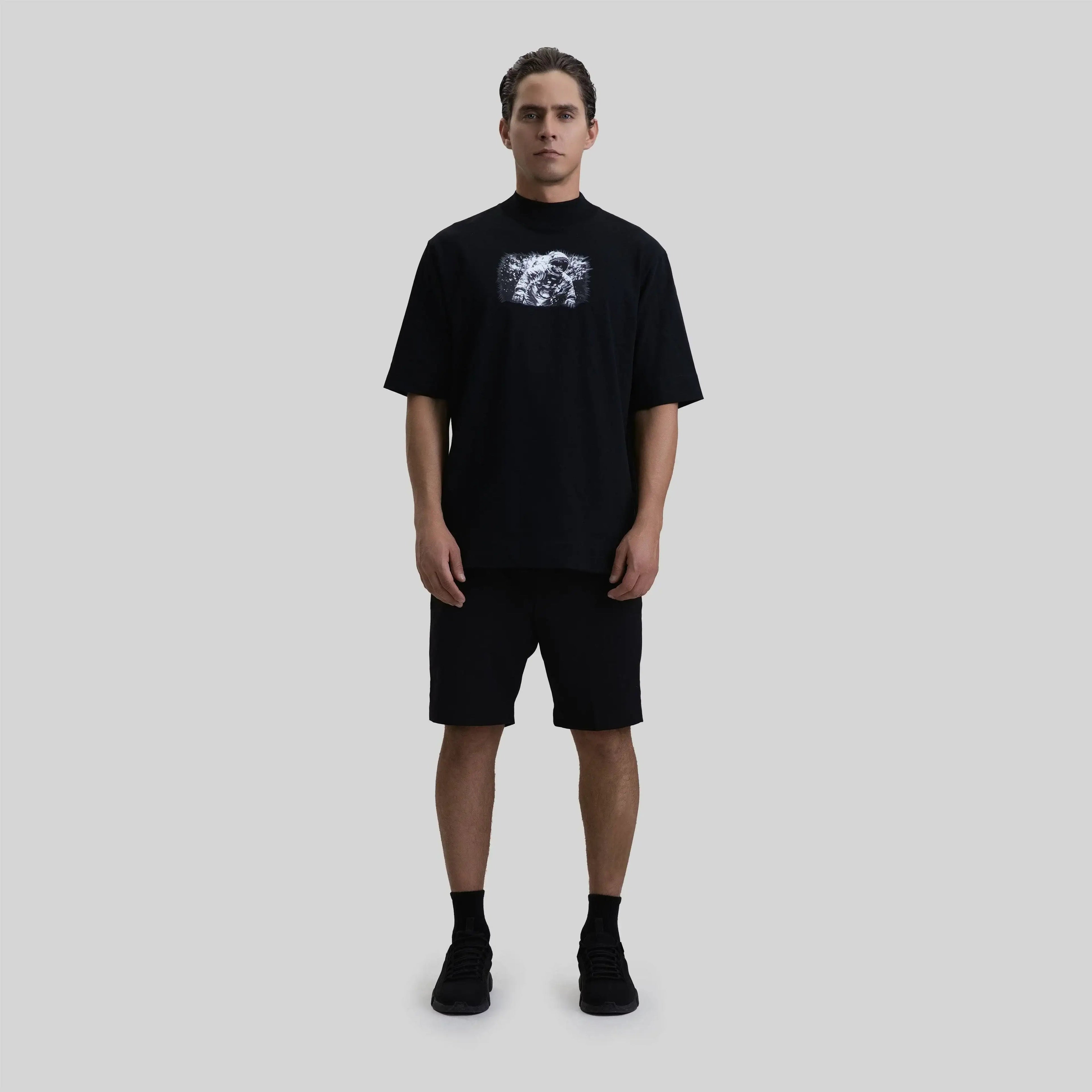 ROUGE T-SHIRT OVERSIZED BLACK - Monastery | Tienda Oficial Colombia