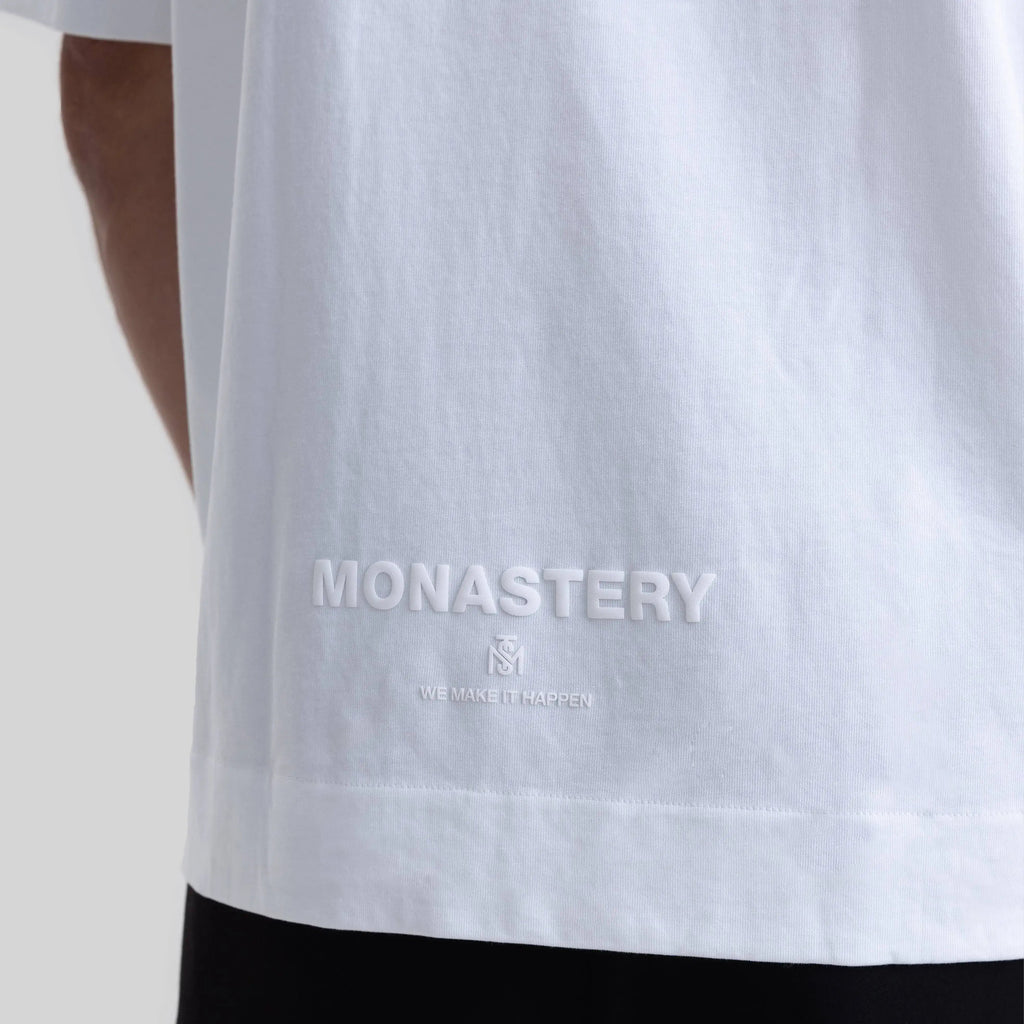ROUGE T-SHIRT OVERSIZED WHITE - Monastery | Tienda Oficial Colombia