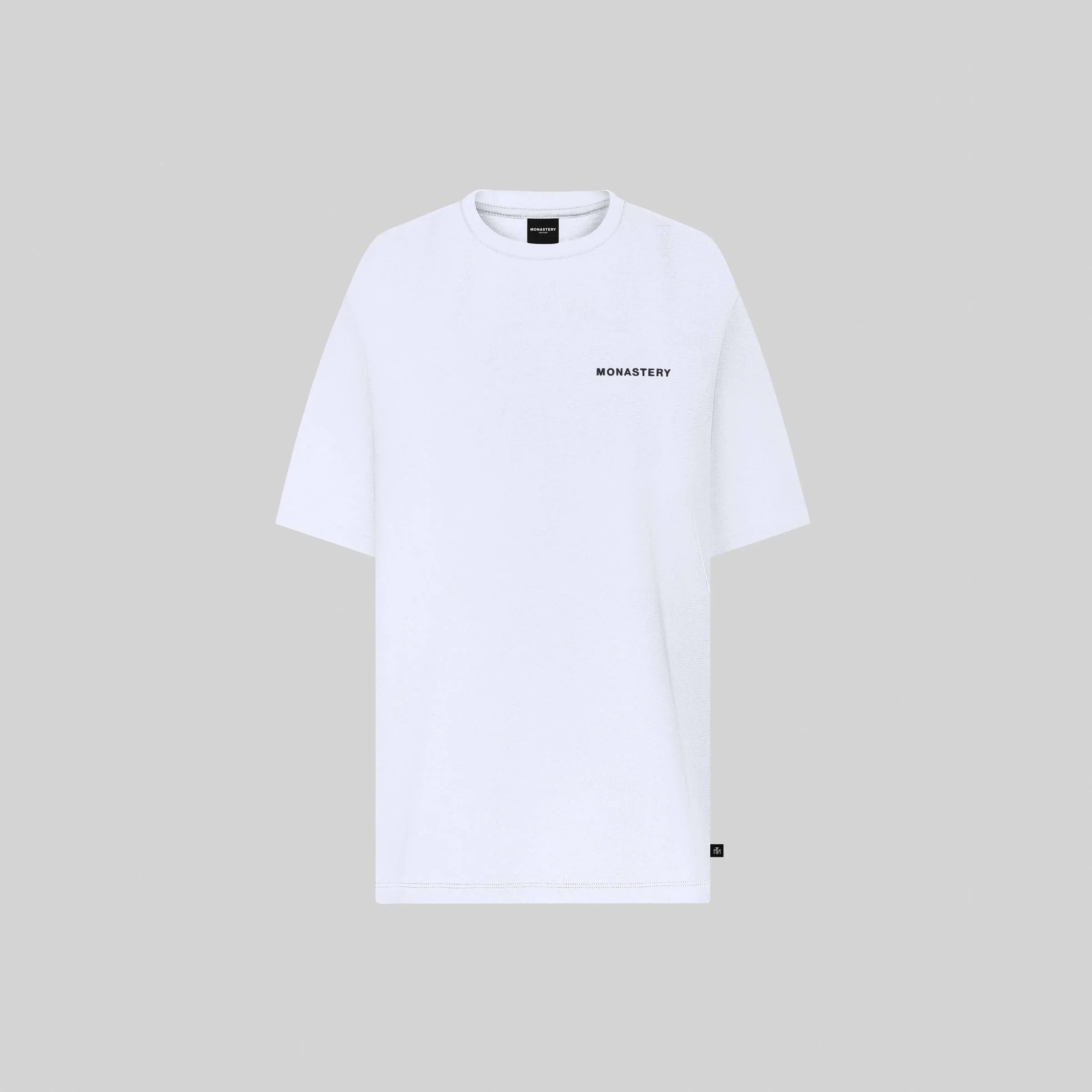 RUSTON T-SHIRT OVERSIZED WHITE - Monastery | Tienda Oficial Colombia