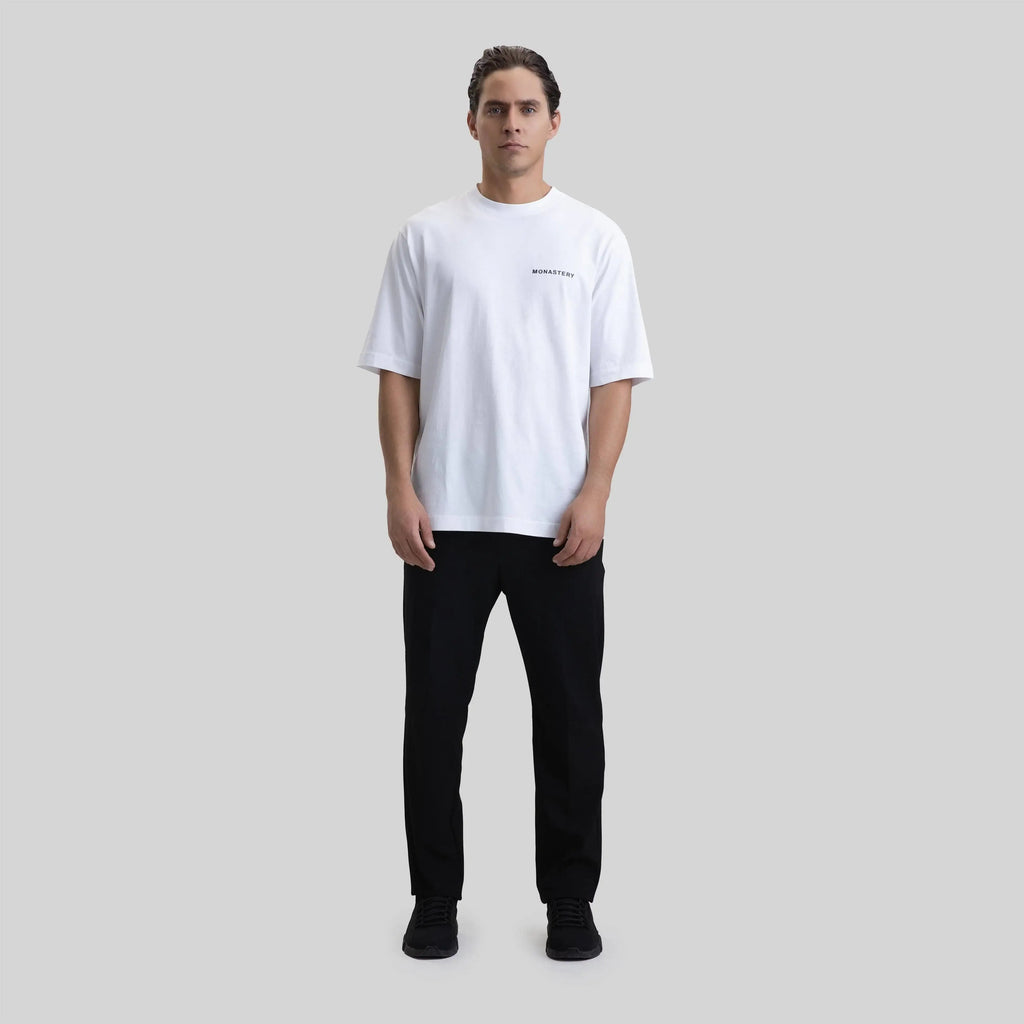 RUSTON T-SHIRT OVERSIZED WHITE - Monastery | Tienda Oficial Colombia