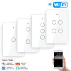 Interruptor Inteligente WIFI 1/2/3/4 Neutro/Sin Neutro