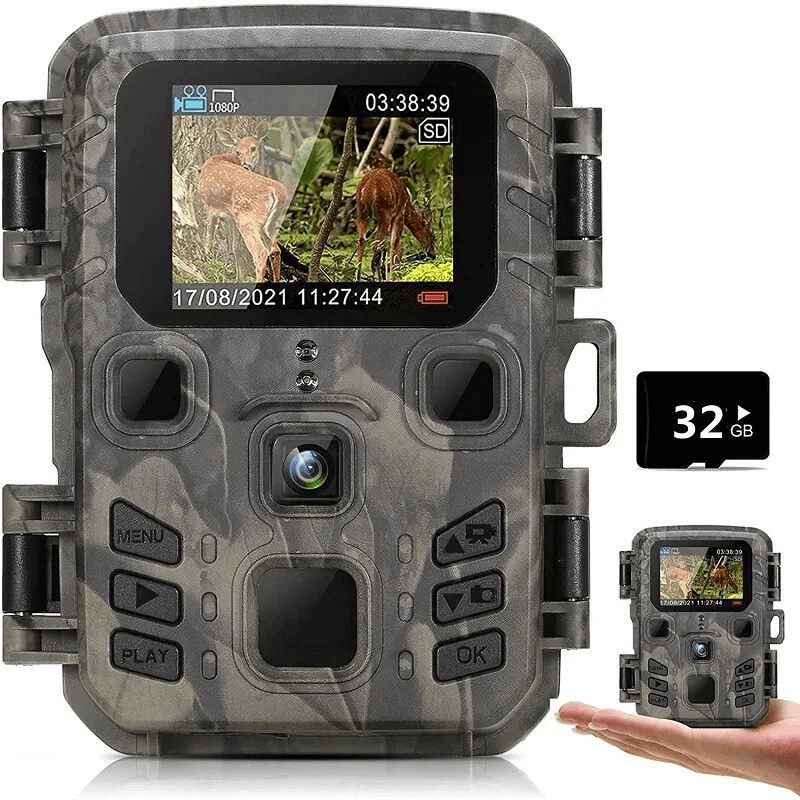 Cámara de Caza 24 MP 1080P MINI301 (Incluye Memoria 32GB)