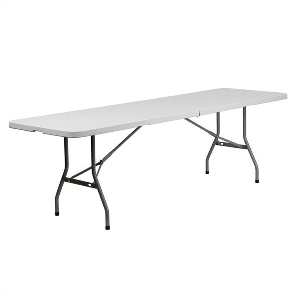 Mesa Homse Hsme08recpl Rectangular 8'x3' Plastica Plegable Blanco