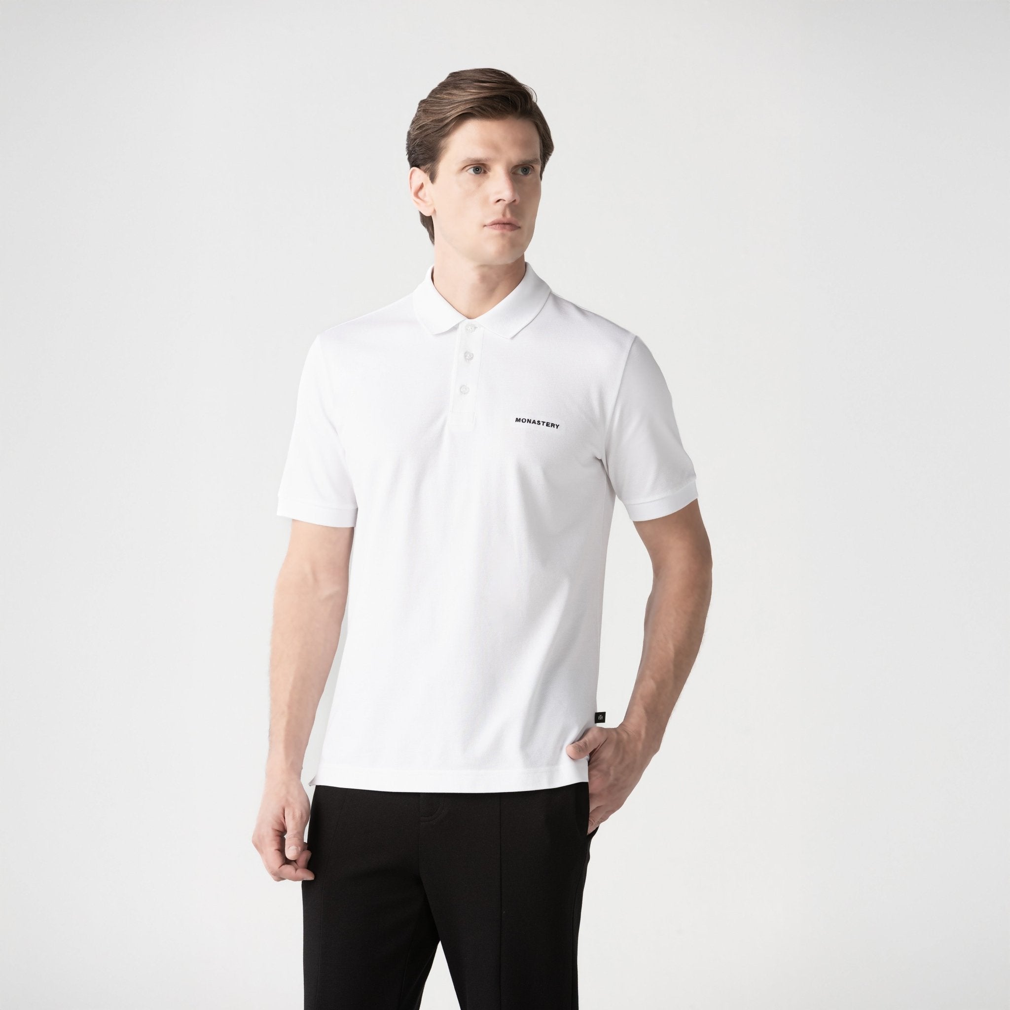 SALVATOR POLO MEN WHITE - Monastery | Tienda Oficial Colombia