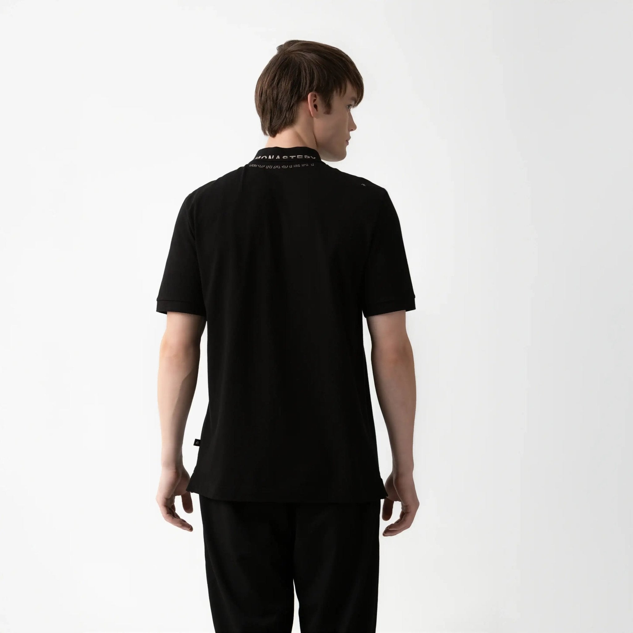 SARDEN POLO MEN BLACK - Monastery | Tienda Oficial Colombia