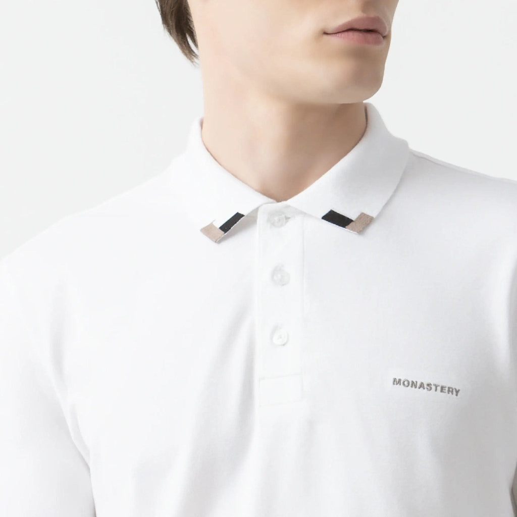 SARDEN POLO MEN WHITE - Monastery | Tienda Oficial Colombia