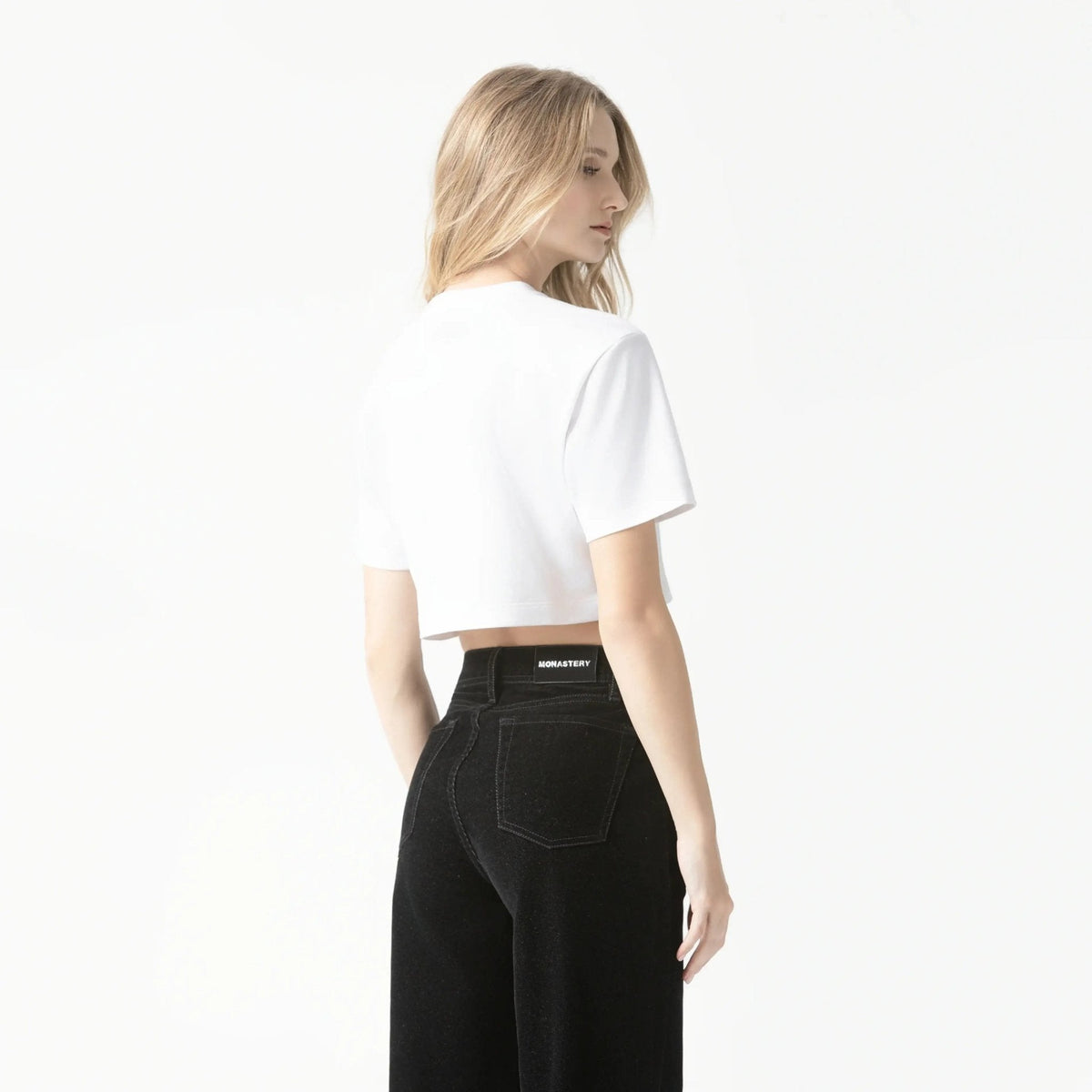 SAVANNA CROP TOP WOMEN WHITE - Monastery | Tienda Oficial Colombia