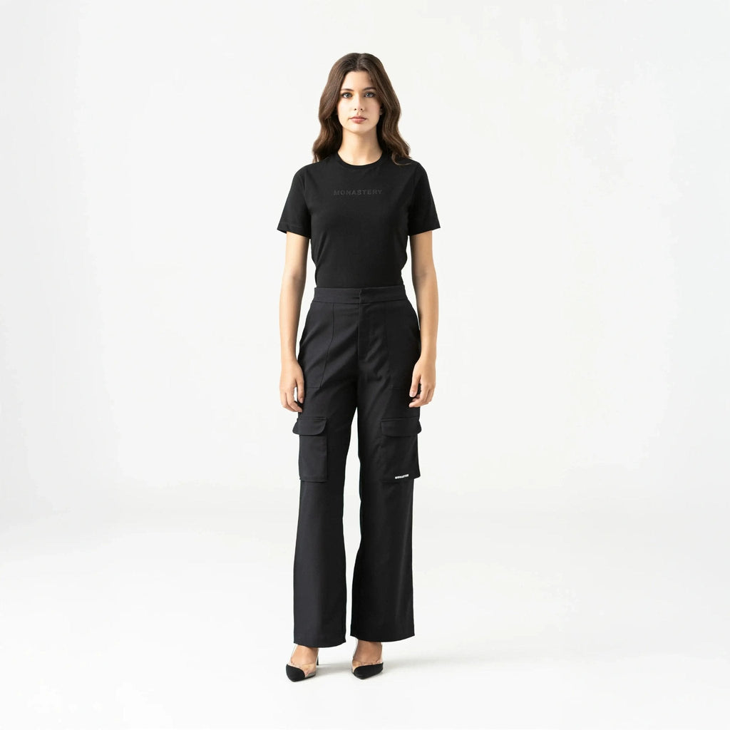 SAYLOR T - SHIRT WOMEN BLACK - Monastery | Tienda Oficial Colombia