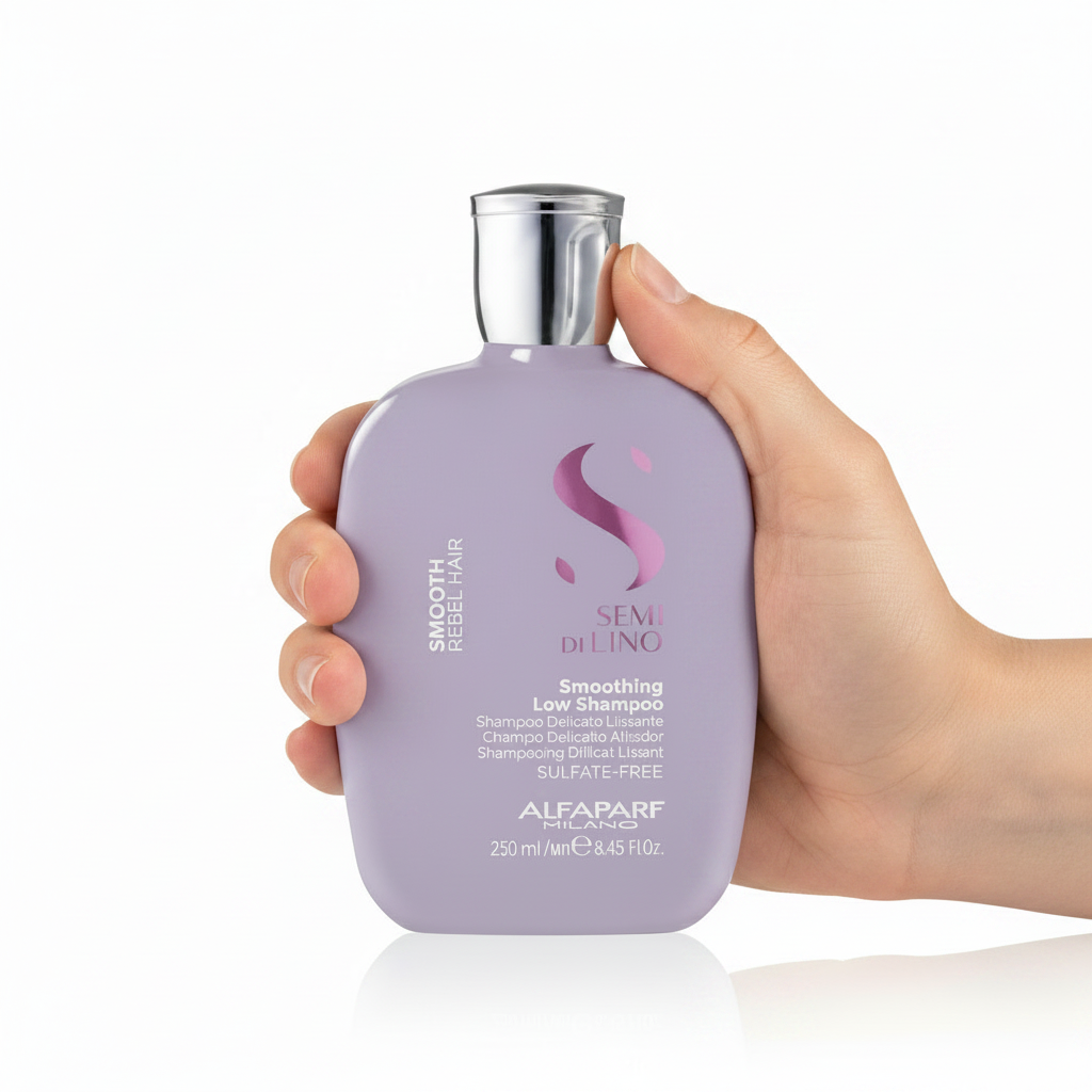 Semi Di Lino Smooth agarrado por una mano