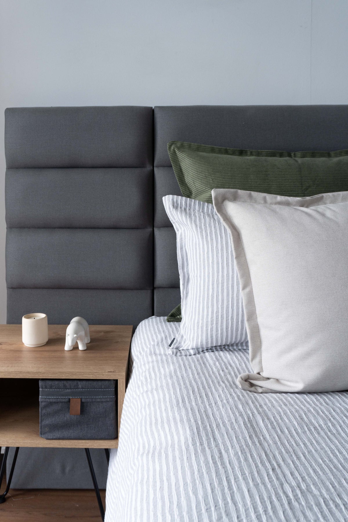 Set Duvet Cumala Gris - Forro duvet