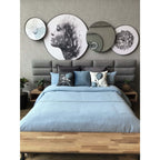Set duvet Ibiza Aqua , decorativo, plumón, cama, habitación, acolchado, edredon, duvet