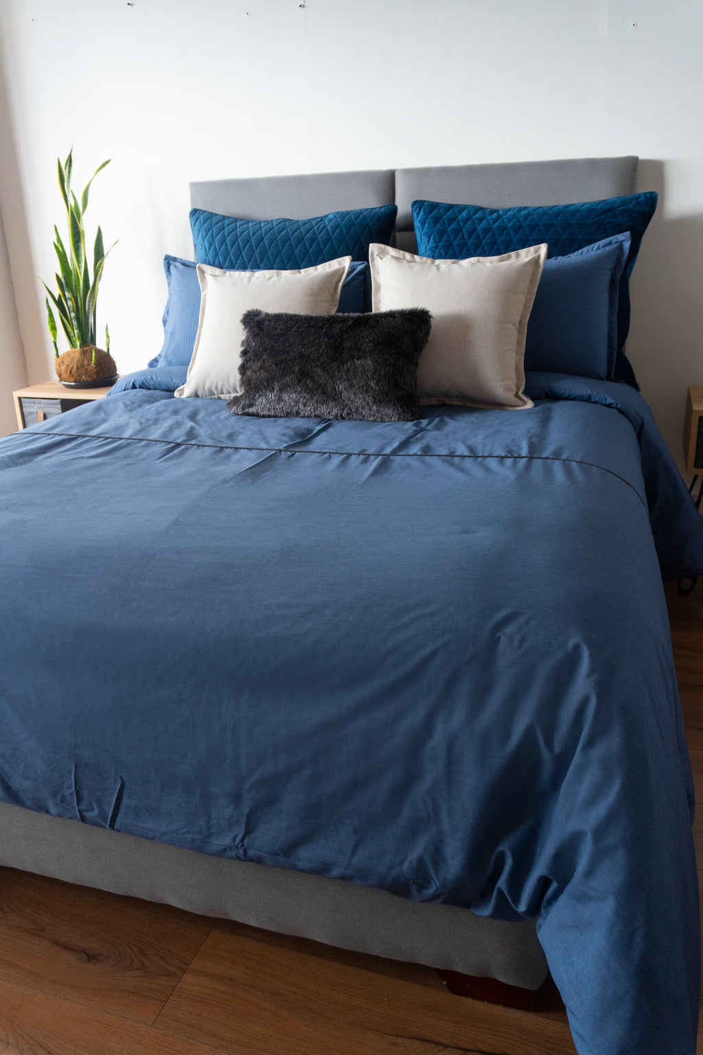 Set Duvet Indigo Azul - Forro duvet