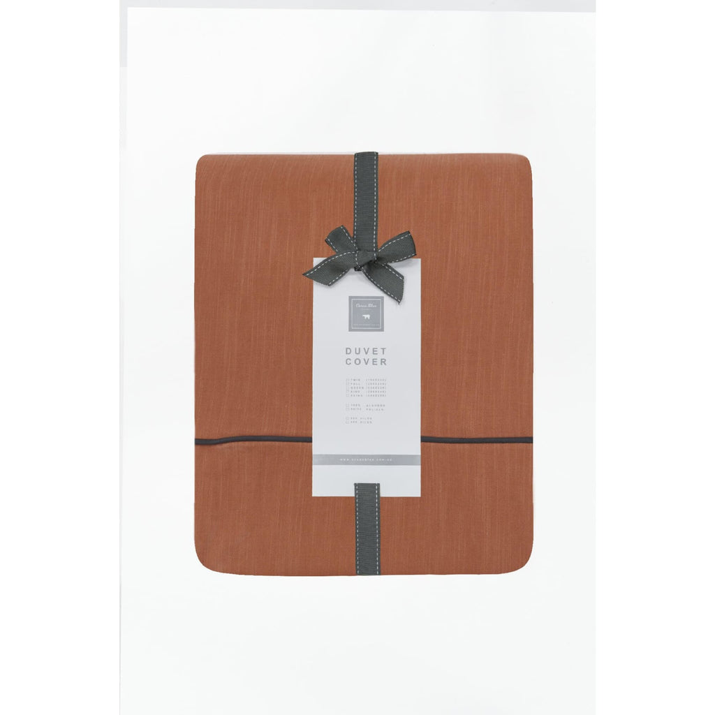 Vibrant Kalahari Teja duvet cover set with unique, stylish patterns, featuring a soft fabric blend and zipper closure.
