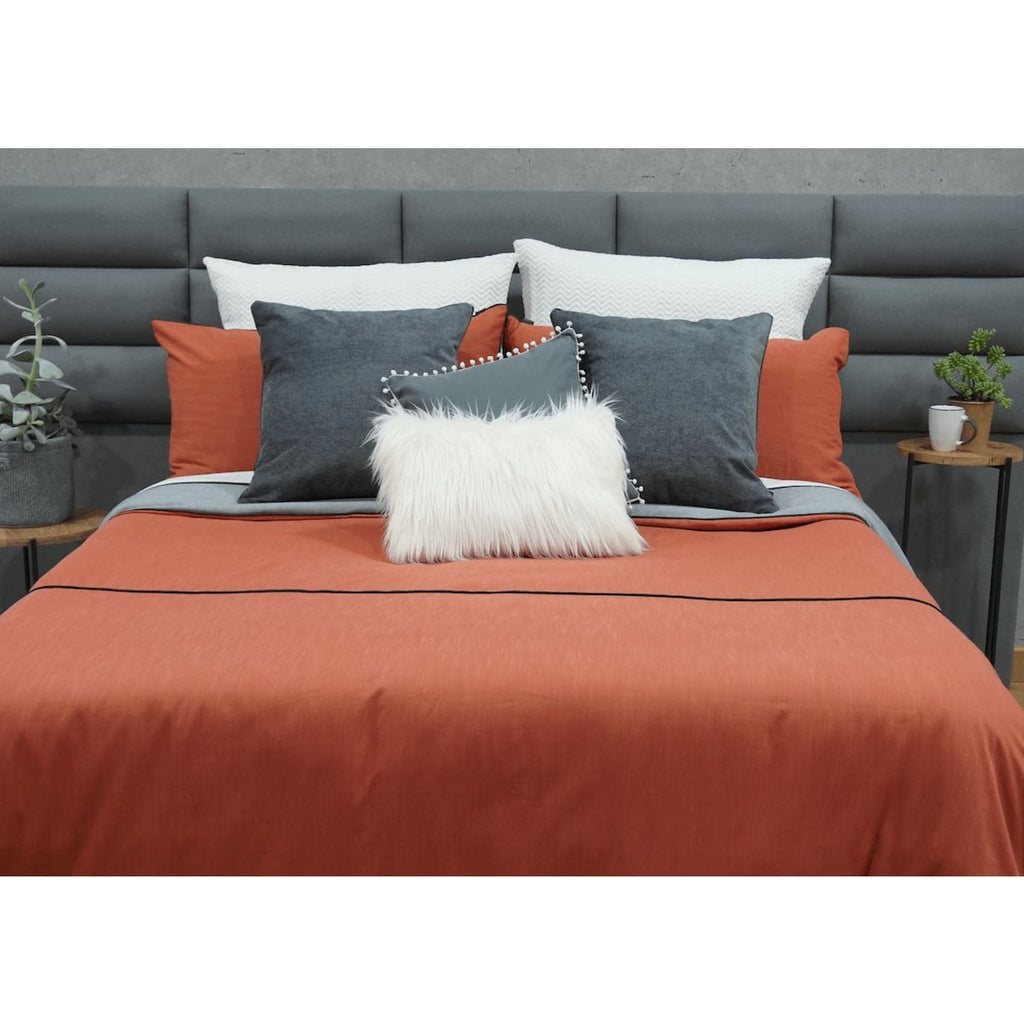 Vibrant Kalahari Teja duvet cover set with unique, stylish patterns, crafted from a soft cotton-polyester blend.